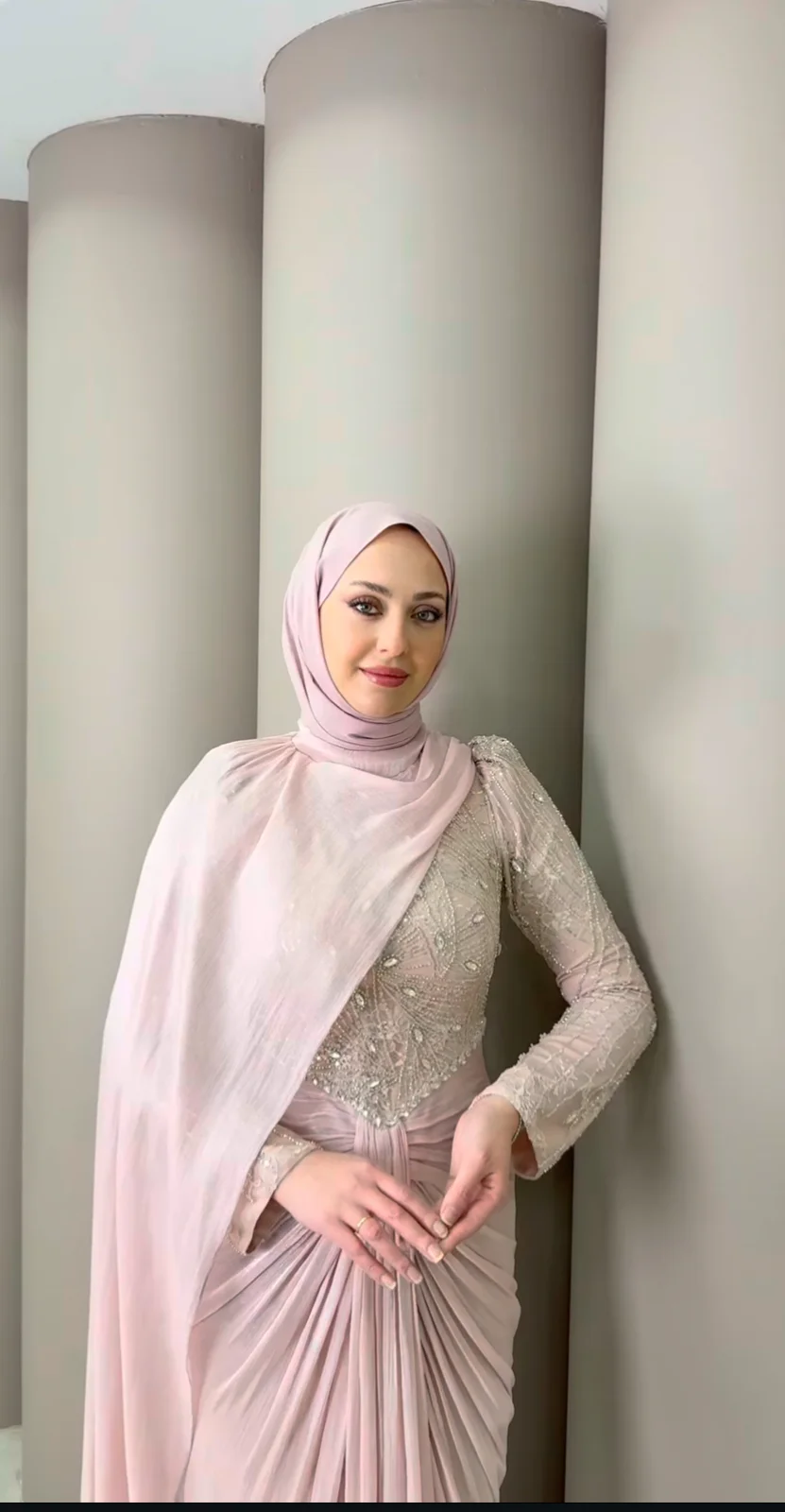 Modest Evening Dress in 4 Colours – 970