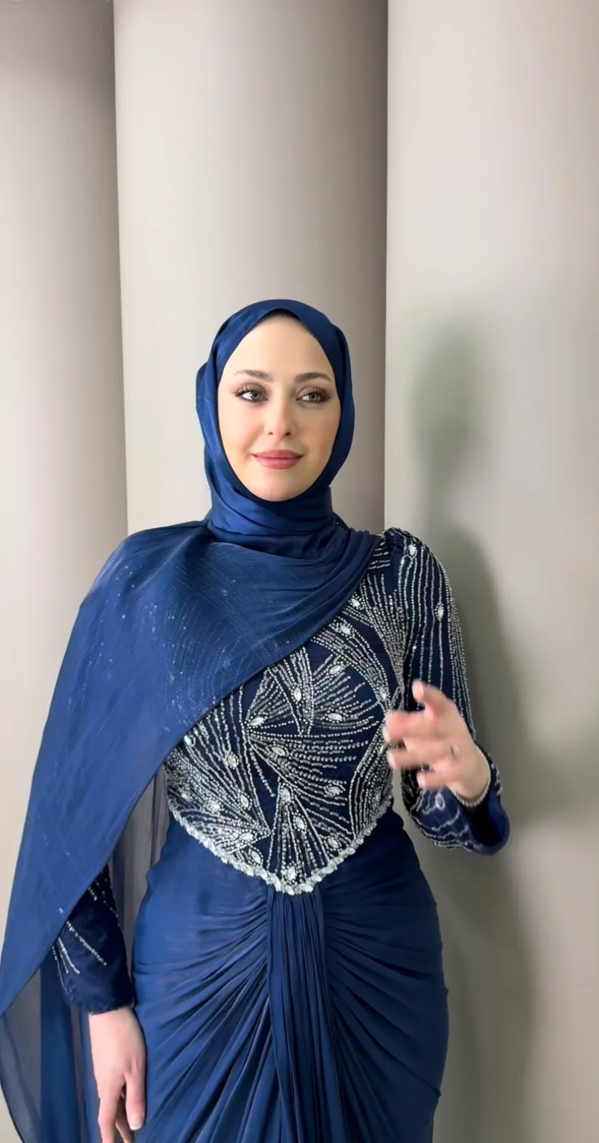 Modest Evening Dress in 4 Colours – 970