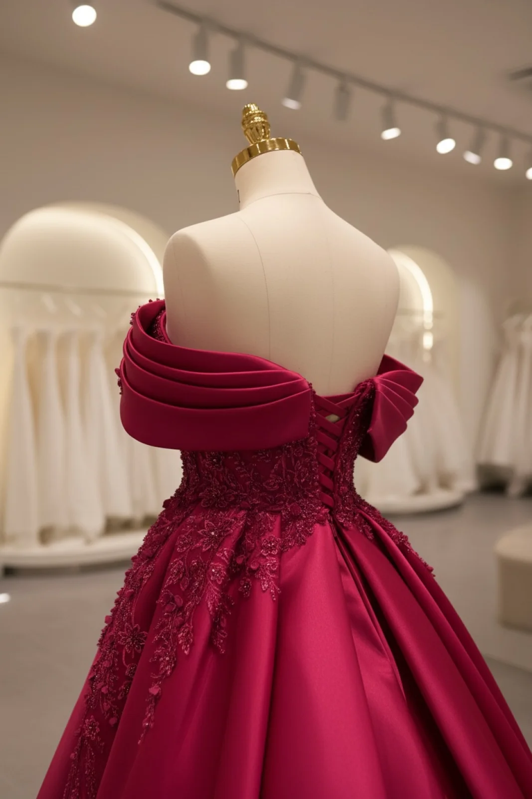 Fuchsia Engagement Dress – 1162 – photo 4