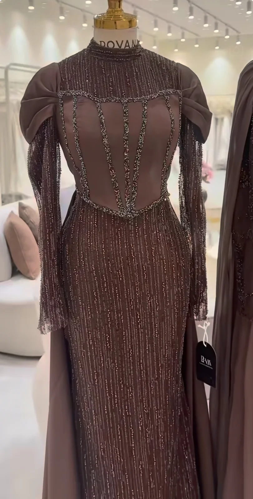 Modest Evening Dress in 3 Colours – 1458